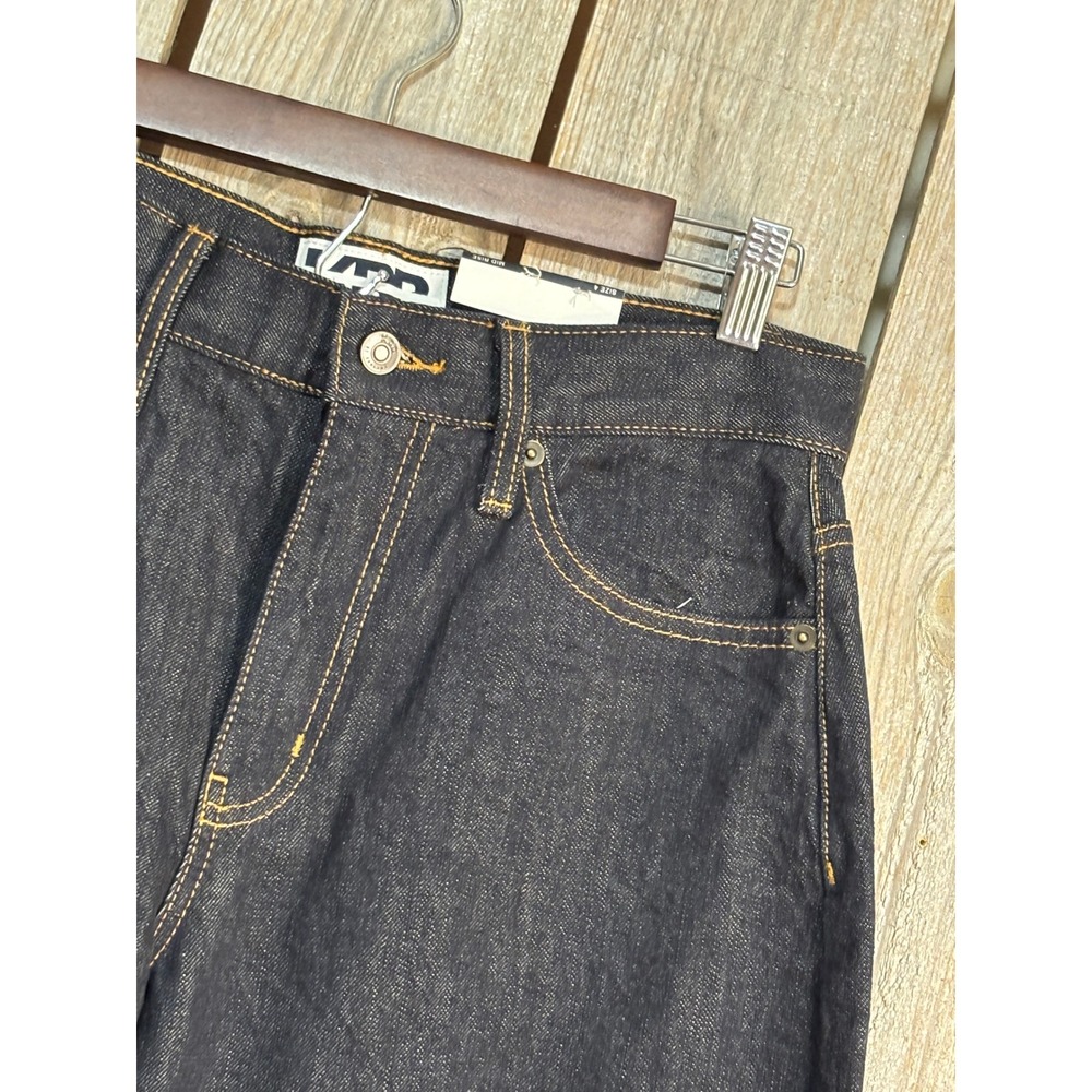 KBB by Kahlana Barfield Brown Target Indigo Barrel Leg Jeans Womens Size 4 NEW - Picture 2 of 6